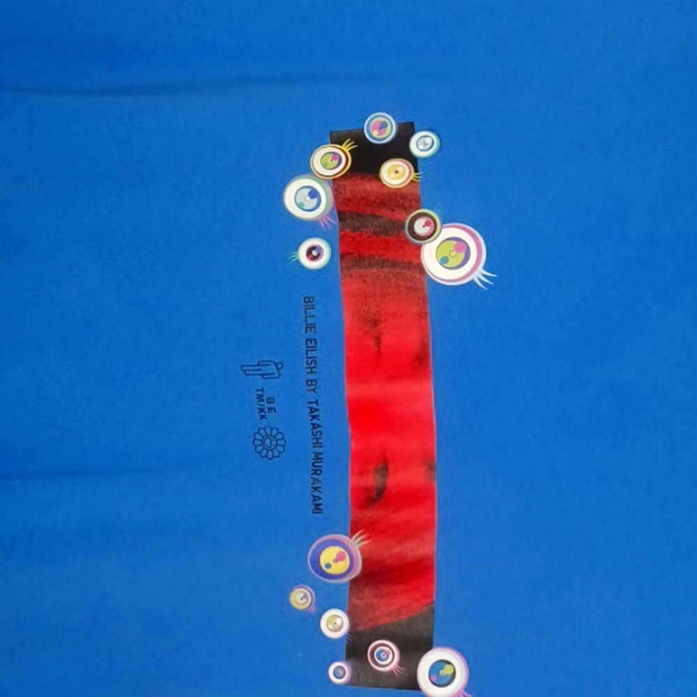 Shirt blue billie eilish